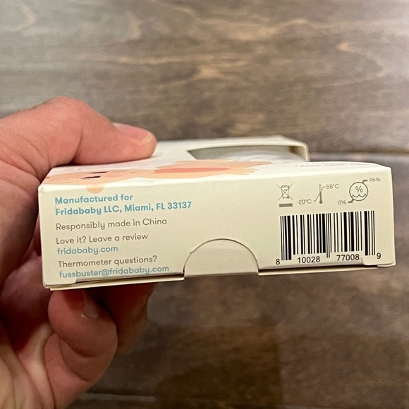 Fridababy Quick Read Flexible Tip Rectal Baby Thermometer Keep Clean Case NEW - Picture 5 of 12